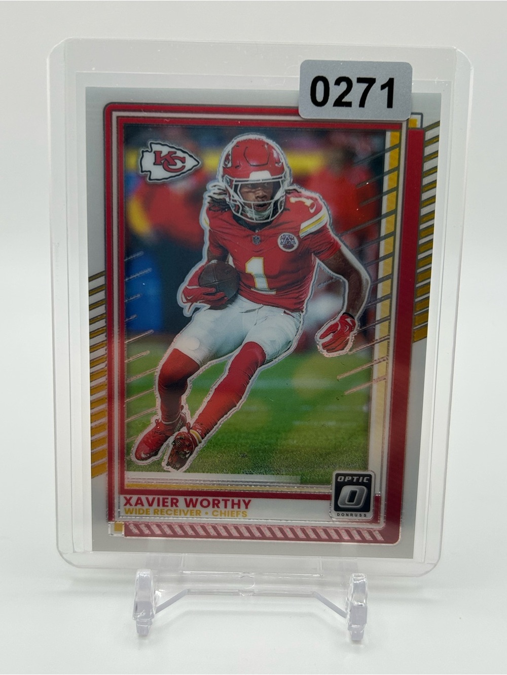 Xavier Worthy Kansas City Chiefs Football Trading Card 🏈